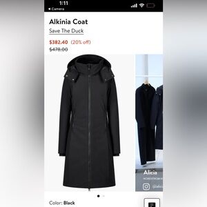 Save the Duck Winter Jacket Size Large